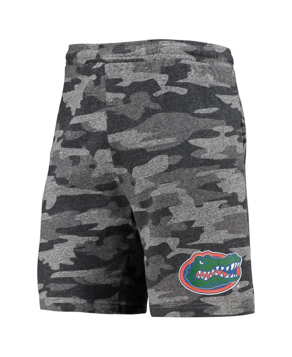 【送料無料】 コンセプツ スポーツ メンズ ハーフパンツ・ショーツ ボトムス Men's Charcoal and Gray Florida Gators Camo Backup Terry Jam Lounge Shorts Charcoal, Gray