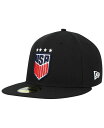 【送料無料】 ニューエラ メンズ 帽子 アクセサリー Men's and Women's USWNT Team Basic 59FIFTY Fitted Hat Black(4)