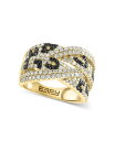 【送料無料】 エフィー レディース リング アクセサリー EFFY&reg; Multicolor Diamond Crossover Statement Ring (1-1/3 ct. t.w.) in 14k Gold 14K Gold