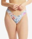 【送料無料】 ハンキーパンキー レディース パンツ アンダーウェア Low-Rise Printed Lace Thong Tea for Two