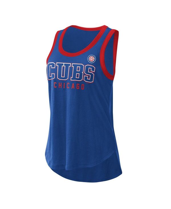 yz W[X[ tH[n[ oC J[ oNX fB[X ^Ngbv gbvX Women's Royal Chicago Cubs Clubhouse Tank Top Royal