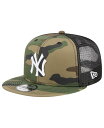 【送料無料】 ニューエラ メンズ 帽子 アクセサリー Men's Camo New York Yankees Woodland Camo Trucker 9FI...