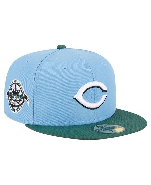 楽天ReVida 楽天市場店ニューエラ メンズ アクセサリー 帽子 New Era Men's Sky Blue Cilantro Cincinnati Reds 1988 MLB All-Star Game 59FIFTY Fitted Hat Sky Blue Cilantro ブルー