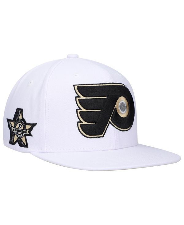 ミッチェル＆ネス 【送料無料】 ミッチェル&ネス メンズ 帽子 アクセサリー Men's White Philadelphia Flyers SOUL Snapback Hat White