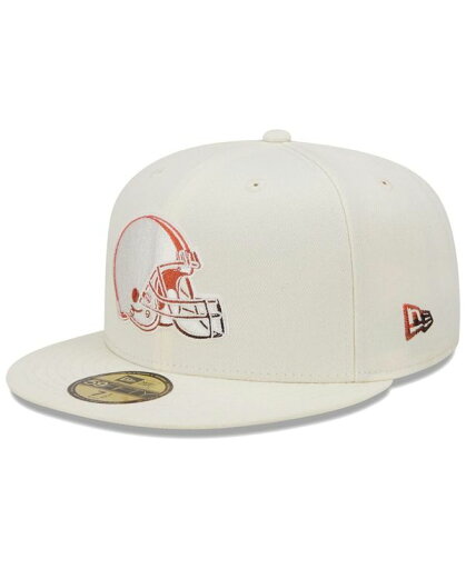 【送料無料】 ニューエラ メンズ 帽子 アクセサリー Men's Cream Cleveland Browns Chrome Color Dim 59FIFTY Fitted Hat Cream 【送料無料】 ニューエラ メンズ 帽子 アクセサリー Men's Cream Cleveland Browns Chrome Color Dim 59FIFTY Fitted Hat Cream