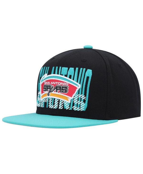 【送料無料】 ミッチェル&ネス メンズ 帽子 アクセサリー Men's Black San Antonio Spurs SOUL Cross Check Snapback Black