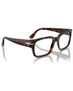 yz y\ Y TOXEACEFA ANZT[ Men's Eyeglasses, PO3315V 55 Havana