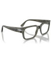 【送料無料】 ペルソル メンズ サングラス・アイウェア アクセサリー Men's Eyeglasses, PO3315V 55 Transparent Taup...