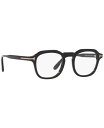 yz gEtH[h Y TOXEACEFA ANZT[ Men's FT5836-B Eyeglasses, TR001543 49 Black Shiny