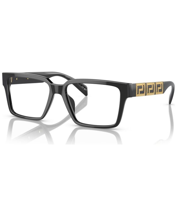 【送料無料】 ヴェルサーチ メンズ サングラス・アイウェア アクセサリー Men's Eyeglasses, VE3339U 55 Black