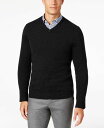 【送料無料】 クラブルーム メンズ ニット・セーター アウター Men's V-Neck Cashmere Sweater, Created for Macy's Deep Black