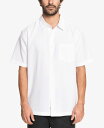 【送料無料】 クイックシルバー ウォーター マン メンズ シャツ トップス Quiksilver Men's Centinela Shirt White