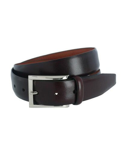 【送料無料】 トラファルガー メンズ ベルト アクセサリー Men's Broderick 32mm Leather Dress Belt Dark brown 【送料無料】 トラファルガー メンズ ベルト アクセサリー Men's Broderick 32mm Leather Dress Belt Dark brown