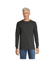 【送料無料】 ランズエンド メンズ Tシャツ トップス Men's Tall Super-T Long Sleeve T-Shirt Dark charcoal heather(4)