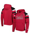 【送料無料】 スターター メンズ パーカー・スウェット フーディー アウター Men's Cardinal Arizona Cardinals Draft Fleece Raglan Pullover Hoodie Cardinal