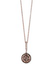 【送料無料】 ル ヴァン レディース ネックレス・チョーカー・ペンダントトップ アクセサリー Chocolate Diamond & Vanilla Diamo...