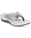 【送料無料】 クラークス レディース サンダル シューズ Women's Cloudsteppers Arla Glison Sandals Grey Fabric