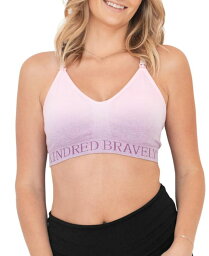 【送料無料】 キンドリッド ブレイブリー レディース ブラジャー スポーツブラ アンダーウェア Women's Sublime Hands-Free Pumping & Nursing Sports Bra - Fits Sizes 28B-40D Ombre purple