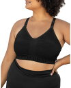 【送料無料】 キンドリッド ブレイブリー レディース ブラジャー スポーツブラ アンダーウェア Women 039 s Busty Sublime Hands-Free Pumping Nursing Sports Bra Plus Sizes - Fits Sizes 42B-46I Black