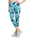 yz CfIM[ fB[X MX {gX Women's Compression Printed Crop Side-Pocket Leggings, Created for Macy's Sea Shore