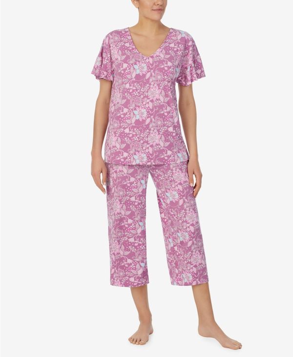 【送料無料】 エレントレイシー レディース ナイトウェア アンダーウェア Women's Short Sleeve 2 Piece Pajama Set Pink Multi