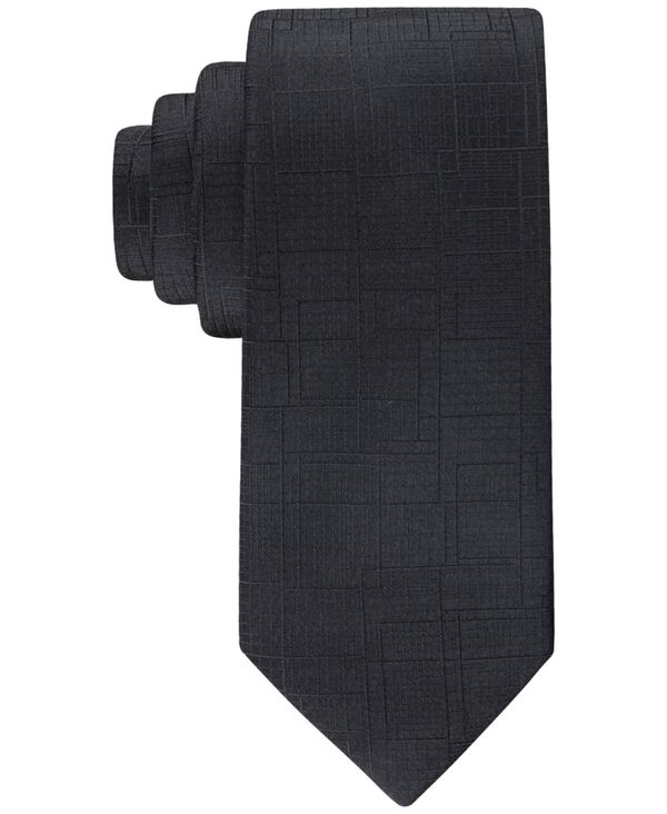 yz JoNC Y lN^C ANZT[ Men's Modular Geo-Print Tie Black