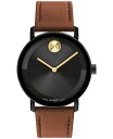 yz oh Y rv ANZT[ Men's Bold Evolution 2.0 Swiss Quartz Cognac Leather Watch 40mm Cognac