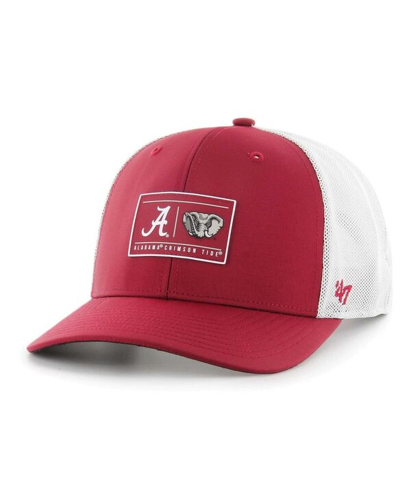 楽天ReVida 楽天市場店【送料無料】 47ブランド メンズ 帽子 アクセサリー Men's Crimson Alabama Crimson Tide Bonita Brrr Hitch Adjustable Hat Crimson