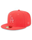 yz j[G Y Xq ANZT[ Men's Red Los Angeles Dodgers 2023 Spring Color Basic 59FIFTY Fitted Hat Red