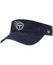 【送料無料】 47ブランド メンズ 帽子 アクセサリー Men's Navy Tennessee Titans Clean Up Visor Navy