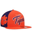 【送料無料】 ニューエラ メンズ 帽子 アクセサリー Men's Orange Clemson Tigers Outright 9FIFTY Snapback Hat Orange