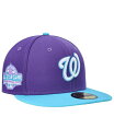 【送料無料】 ニューエラ メンズ 帽子 アクセサリー Men's Purple Washington Nationals Vice 59FIFTY Fitted Hat Purple