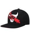 【送料無料】 ミッチェル ネス メンズ 帽子 アクセサリー Men 039 s Black Chicago Bulls Paint By Numbers Snapback Hat Black