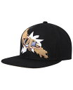 【送料無料】 ミッチェル ネス メンズ 帽子 アクセサリー Men 039 s Black Philadelphia 76ers Paint By Numbers Snapback Hat Black