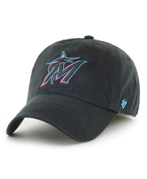 ReVida ŷԾŹ㤨47 ֥  ꡼ ˹  '47 Brand Men's Black Miami Marlins Franchise Logo Fitted Hat Black ֥åפβǤʤ10,980ߤˤʤޤ