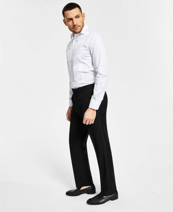 【送料無料】 アルファニ メンズ カジュアルパンツ ボトムス Men 039 s Classic-Fit Stretch Black Tuxedo Pants, Created for Macy 039 s Black