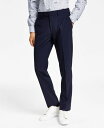 【送料無料】 バースリー メンズ カジュアルパンツ ボトムス Men 039 s Slim-Fit Wool Suit Pants, Created for Macy 039 s Navy