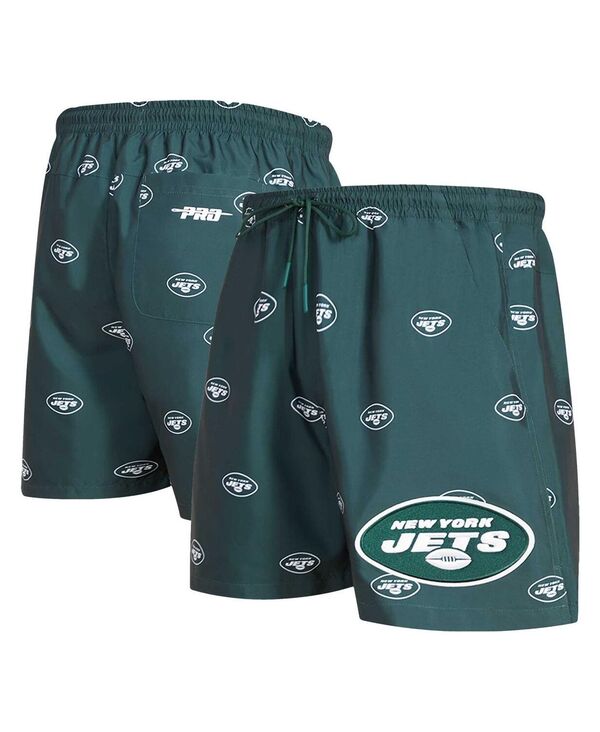 【送料無料】 プロスタンダード メンズ ハーフパンツ・ショーツ ボトムス Men's Green New York Jets Allover Print Mini Logo Shorts Green