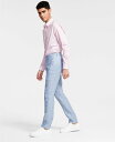 【送料無料】 バースリー メンズ カジュアルパンツ ボトムス Men 039 s Slim-Fit Linen Suit Pants, Created for Macy 039 s Blue