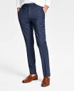 【送料無料】 バースリー メンズ カジュアルパンツ ボトムス Men 039 s Slim-Fit Solid Suit Pants, Created for Macy 039 s Blue