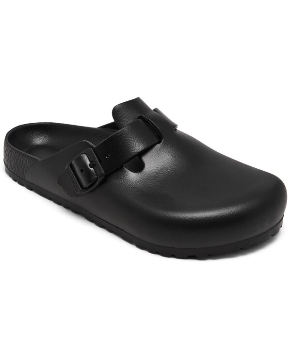 【送料無料】 ビルケンシュトック メンズ サンダル シューズ Men 039 s Boston Essentials EVA Soft Footbed Clogs from Finish Line Black