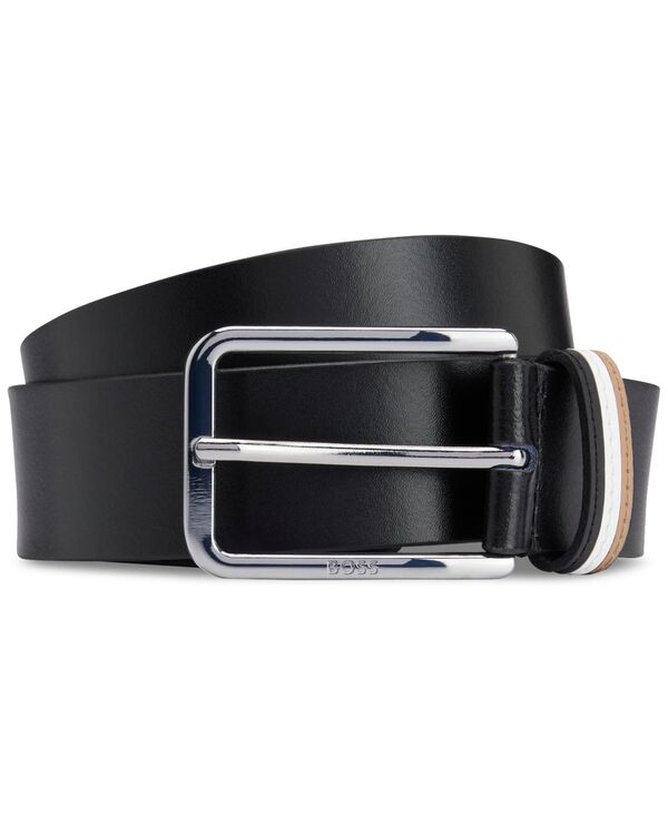 ボスヒューゴボス 【送料無料】 ヒューゴボス メンズ ベルト アクセサリー Men's Calis Italian Leather Belt Black