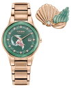 【送料無料】 シチズン レディース 腕時計 アクセサリー Eco-Drive Women's Disney Princess Ariel Rose Gold-Tone Stainless Steel Bracelet Watch 30mm Gift Set Rose Gold-tone