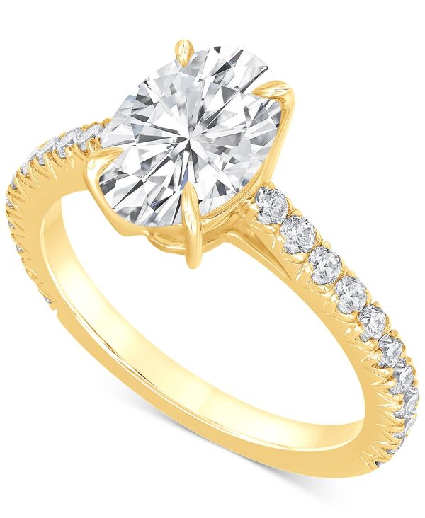 yz obWF[~VJ fB[X O ANZT[ Certified Lab Grown Diamond Engagement Ring (2-1/2 ct. t.w.) in 14k Gold Yellow Gold