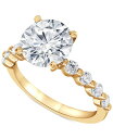 【送料無料】 バッジェリーミシュカ レディース リング アクセサリー Certified Lab Grown Diamond Engagement Ring (3-1/2 ct. t.w.) in 14k Gold Yellow Gold