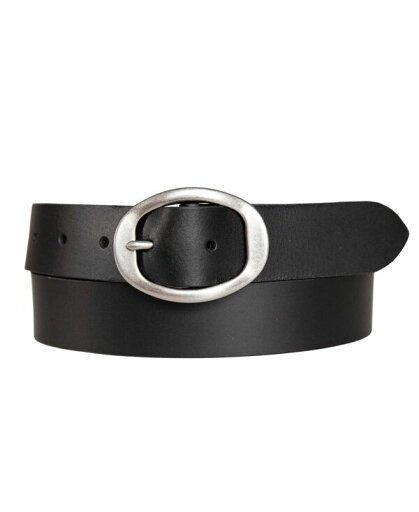 【送料無料】 ラッキーブランド レディース ベルト アクセサリー Women's Oval Center Bar Buckle Leather Belt Black 【送料無料】 ラッキーブランド レディース ベルト アクセサリー Women's Oval Center Bar Buckle Leather Belt Black