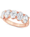 【送料無料】 バッジェリーミシュカ レディース リング アクセサリー Certified Lab Grown Diamond Oval-Cut Band (3-...
