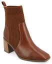 yz Wl RNV fB[X u[cECu[c V[Y Women's Harlowe Tru Comfort Foam Chelsea Knit and Faux Leather Boot Cognac