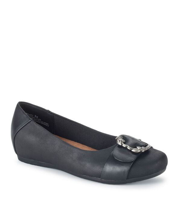 【送料無料】 ベアトラップス レディース パンプス シューズ Women's Milady Slip-On Flats Black