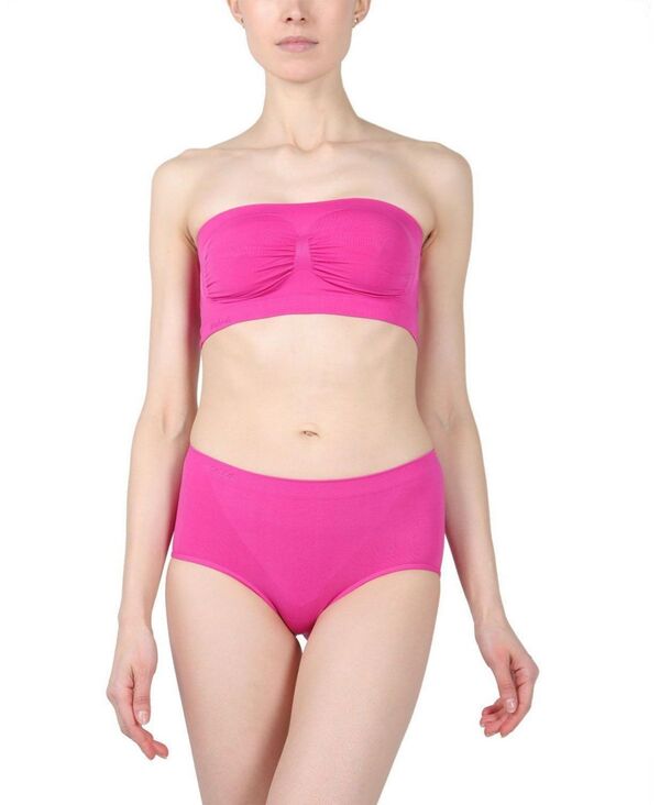 ReVida ŷԾŹ㤨֥⥤ ǥ  ֥饸㡼 ȥåץ쥹 MeMoi Women's Strapless Seamless Bandeau Bra Shaper Fuchsia Red åɡפβǤʤ9,480ߤˤʤޤ